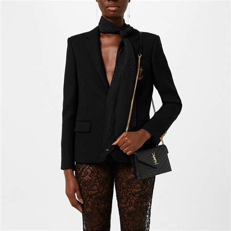 black blazer ysl|ysl blazer women.